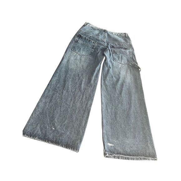 SHEIN flare wide leg jeans size L - Picture 8 of 10